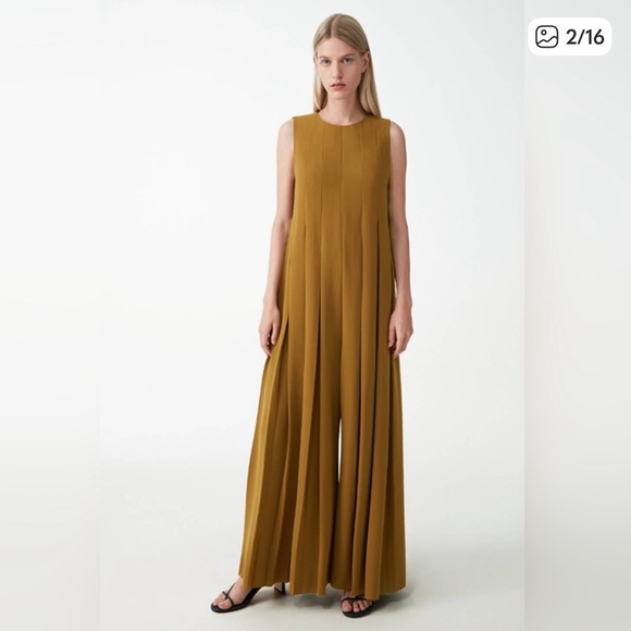 COS Dresses & Skirts - COS Mustard Maxi Dress/jumpsuit